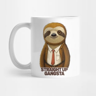 Straight Up Gangsta Sloth Mug